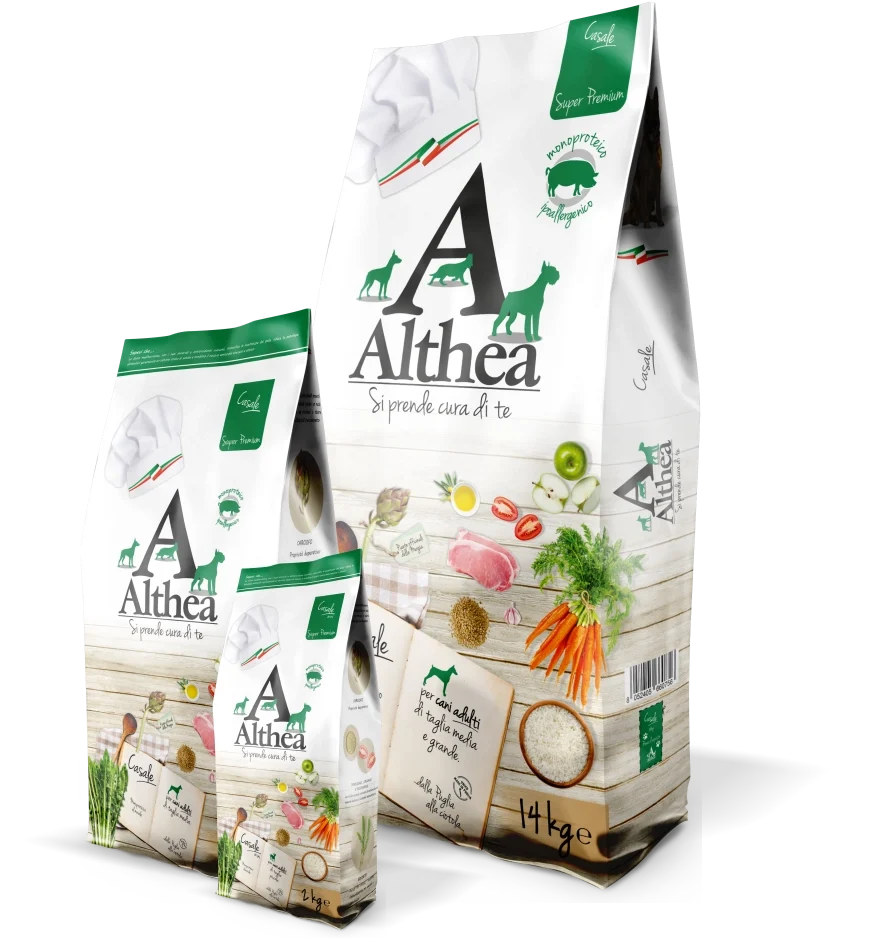 Althea Casale monoproteinska suha hrana za odrasle pse velikih pasmina – svinjetina 14 kg