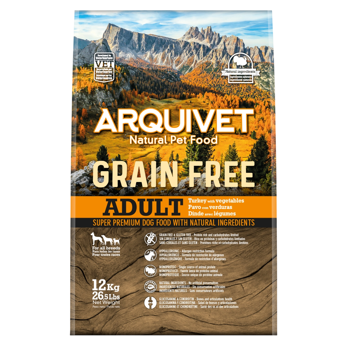 Arquivet Grain Free Turkey [12kg]