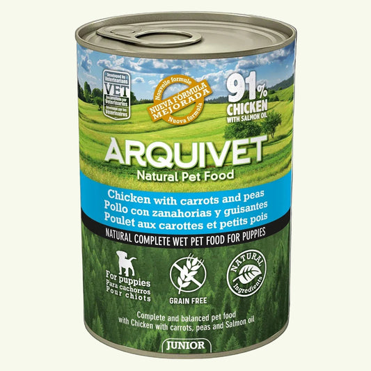 Arquivet Wet Dog Food Puppy and Junior Chicken [400g]
