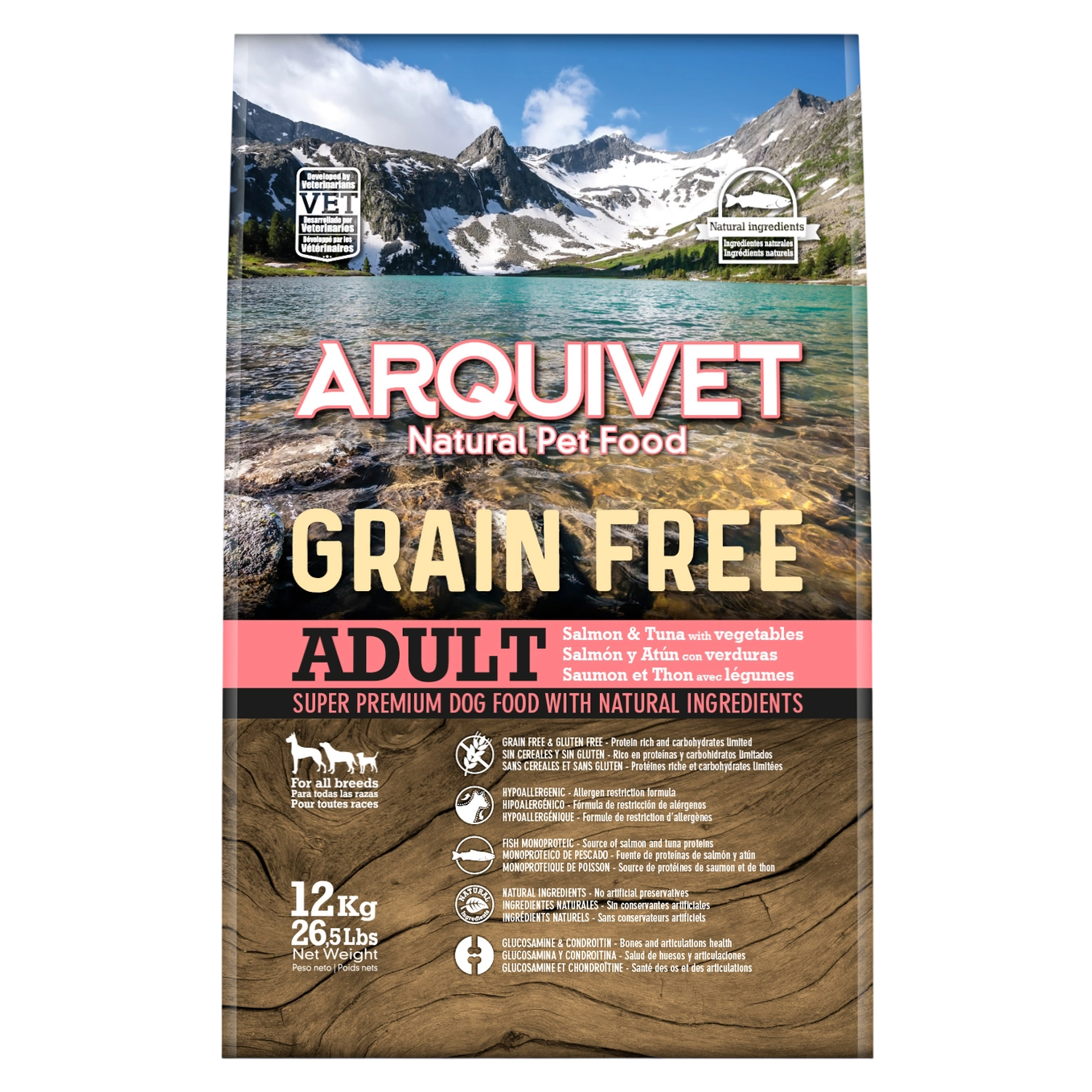 Arquivet Grain Free Salmon and Tuna [12kg]