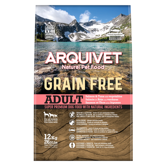 Arquivet Grain Free Salmon and Tuna [12kg]