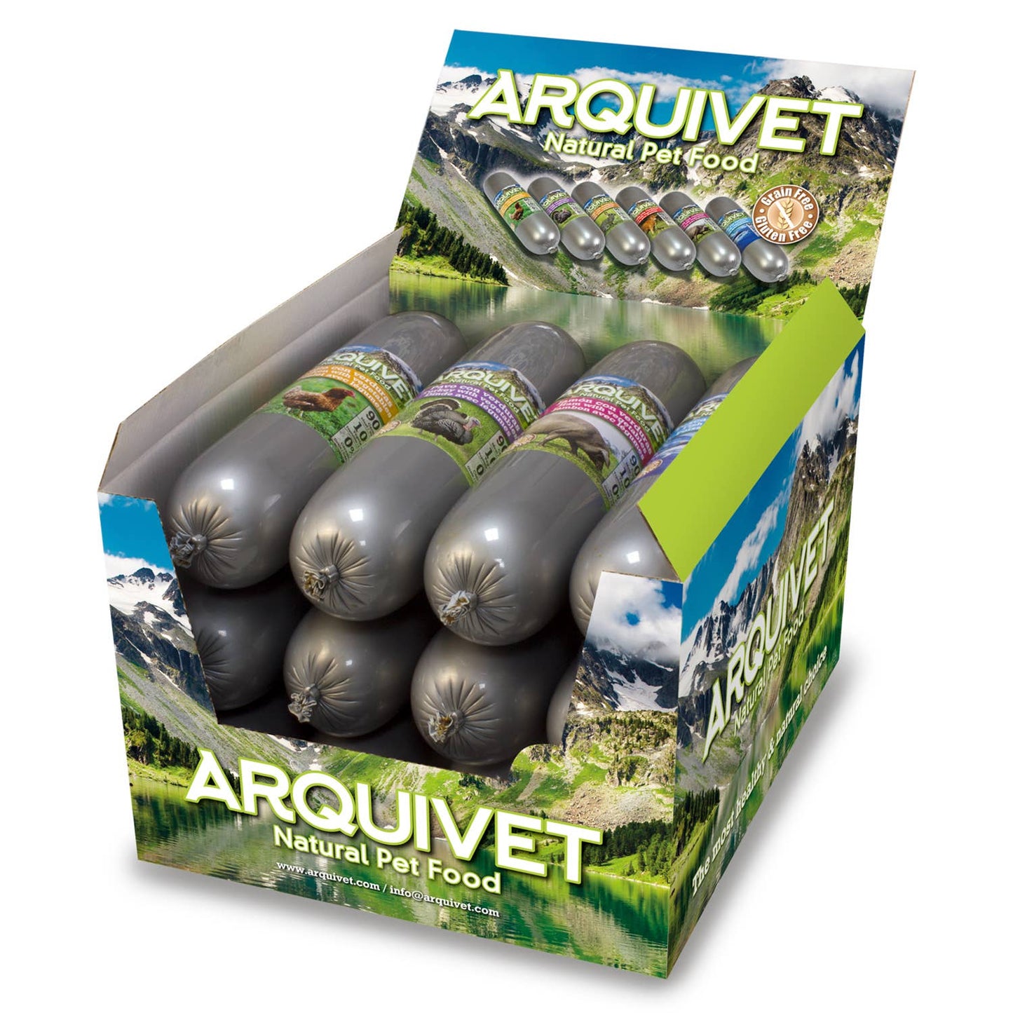 Arquivet Natural sausage Rabbit and Vegetables [500g]