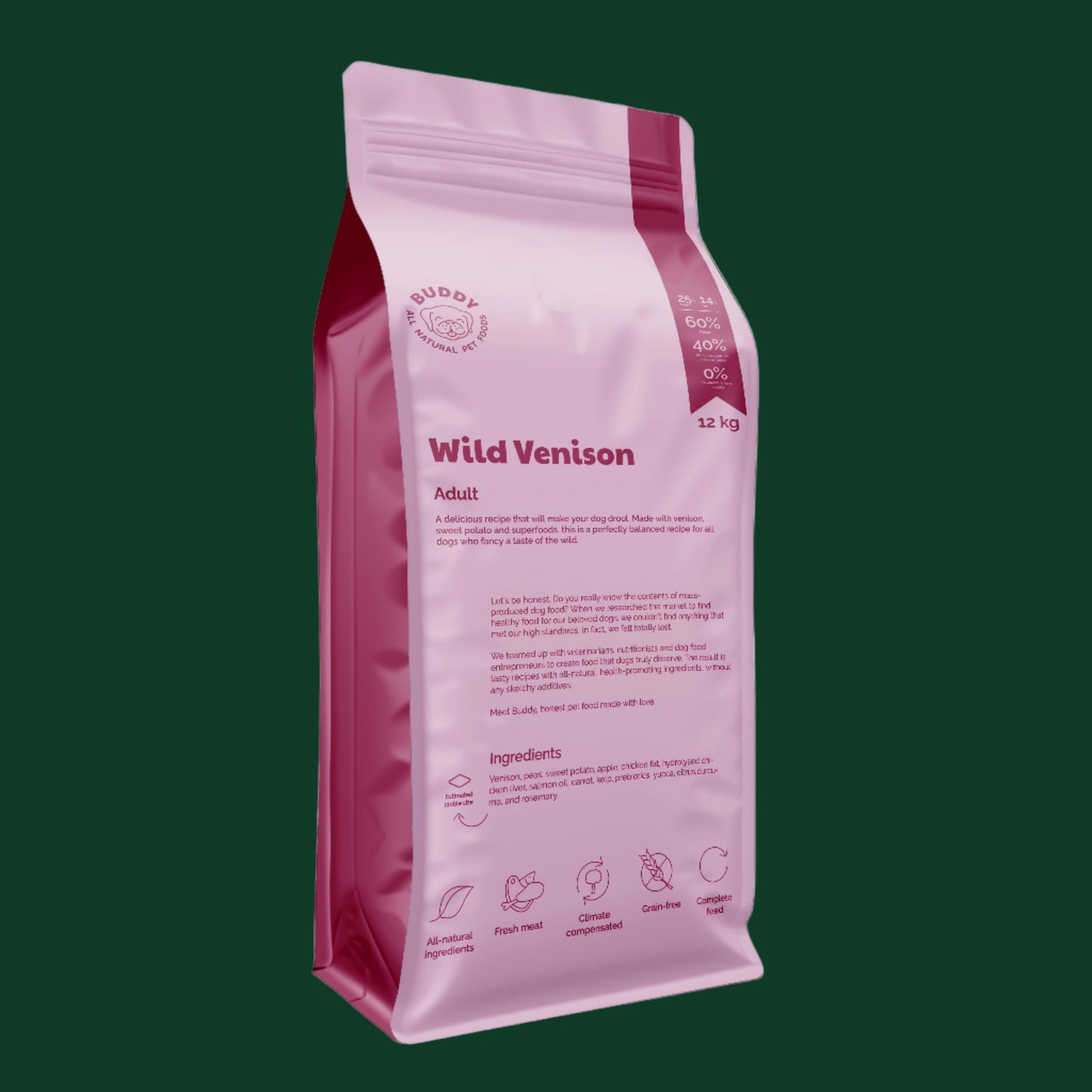 Buddy Wild Venison 12 kg