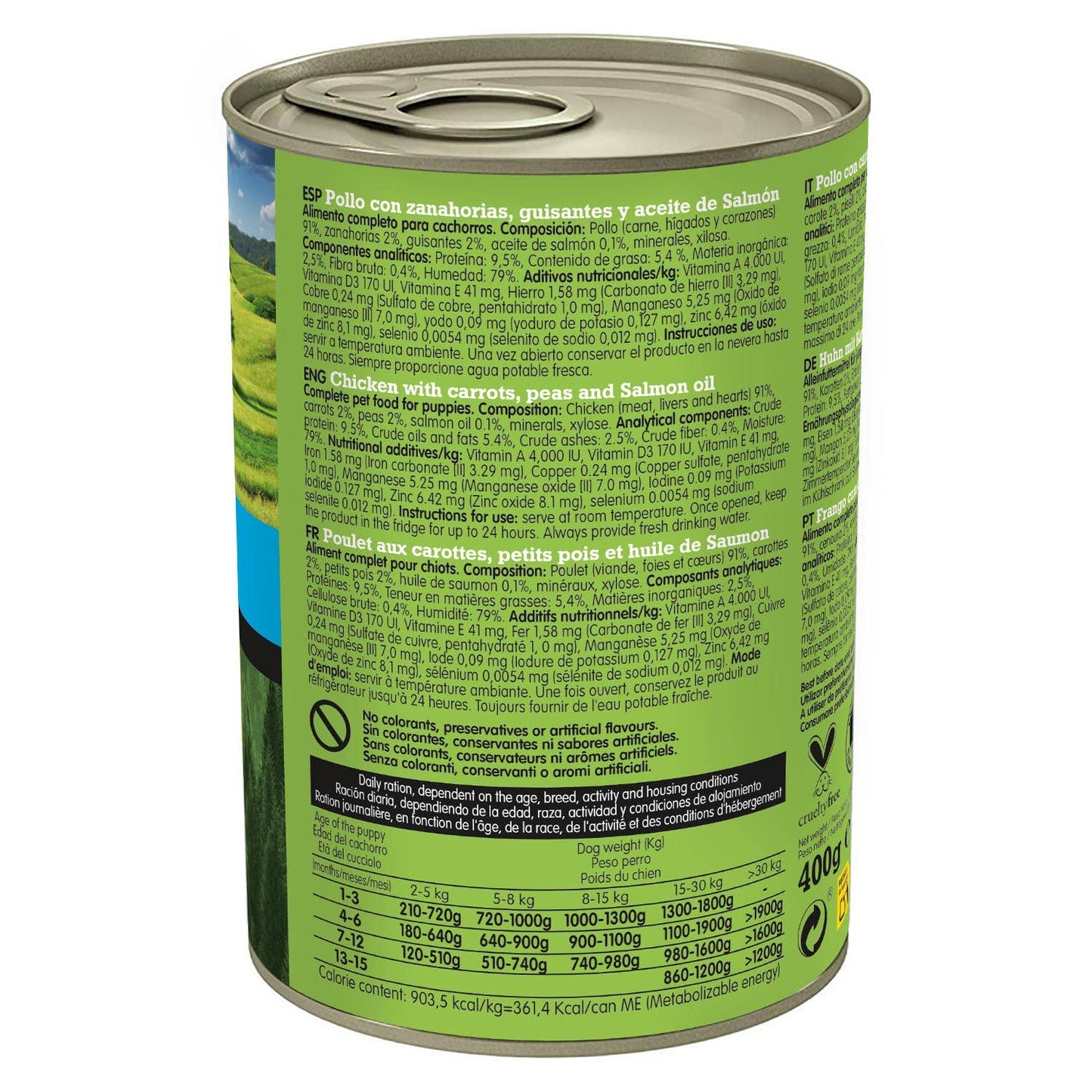 Arquivet Wet Dog Food Puppy and Junior Chicken [400g]