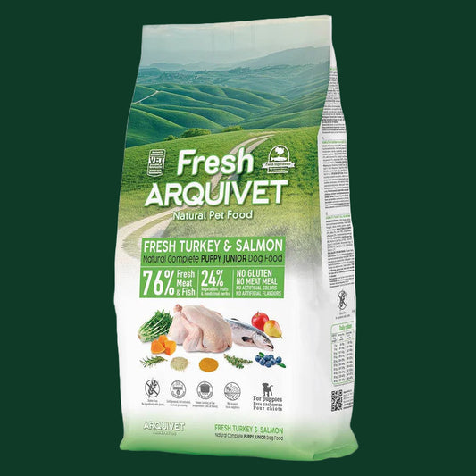 Arquivet Fresh Puppy and Junior Turkey & Salmon [10kg]