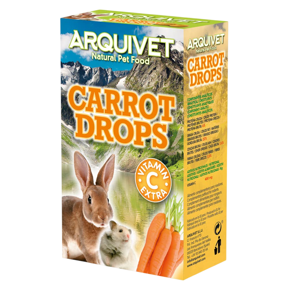 Arquivet Drops With Carrot 65Gr.