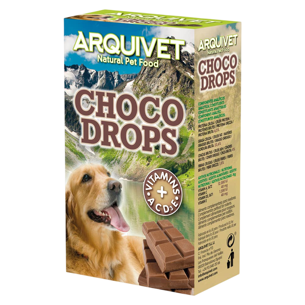 Arquivet Drops with Chocolate 65Gr.