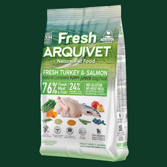 .Arquivet Fresh Puppy and Junior Turkey & Salmon [2.5kg]