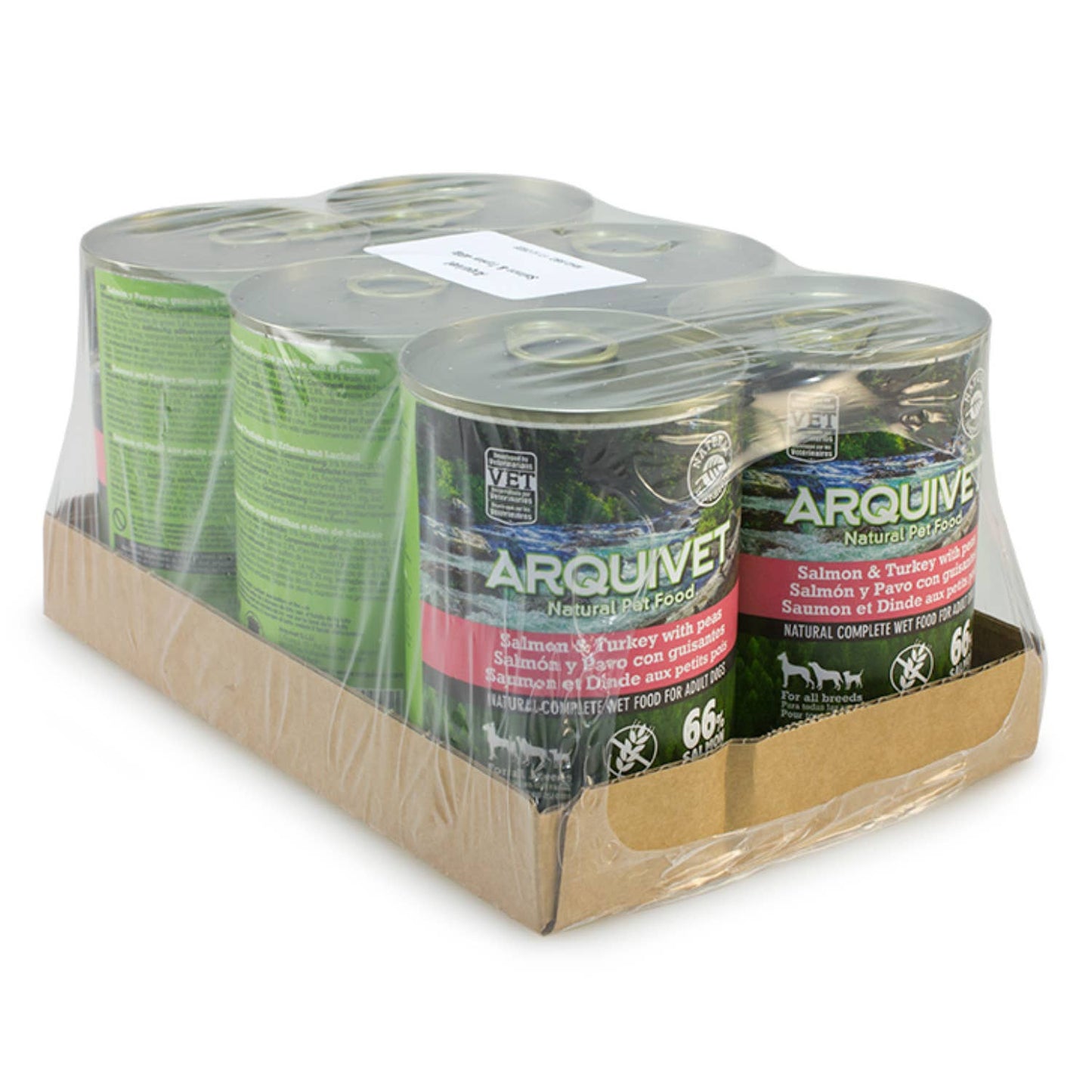 Arquivet Wet Dog Food Adult Salmon and Turkey [400g]