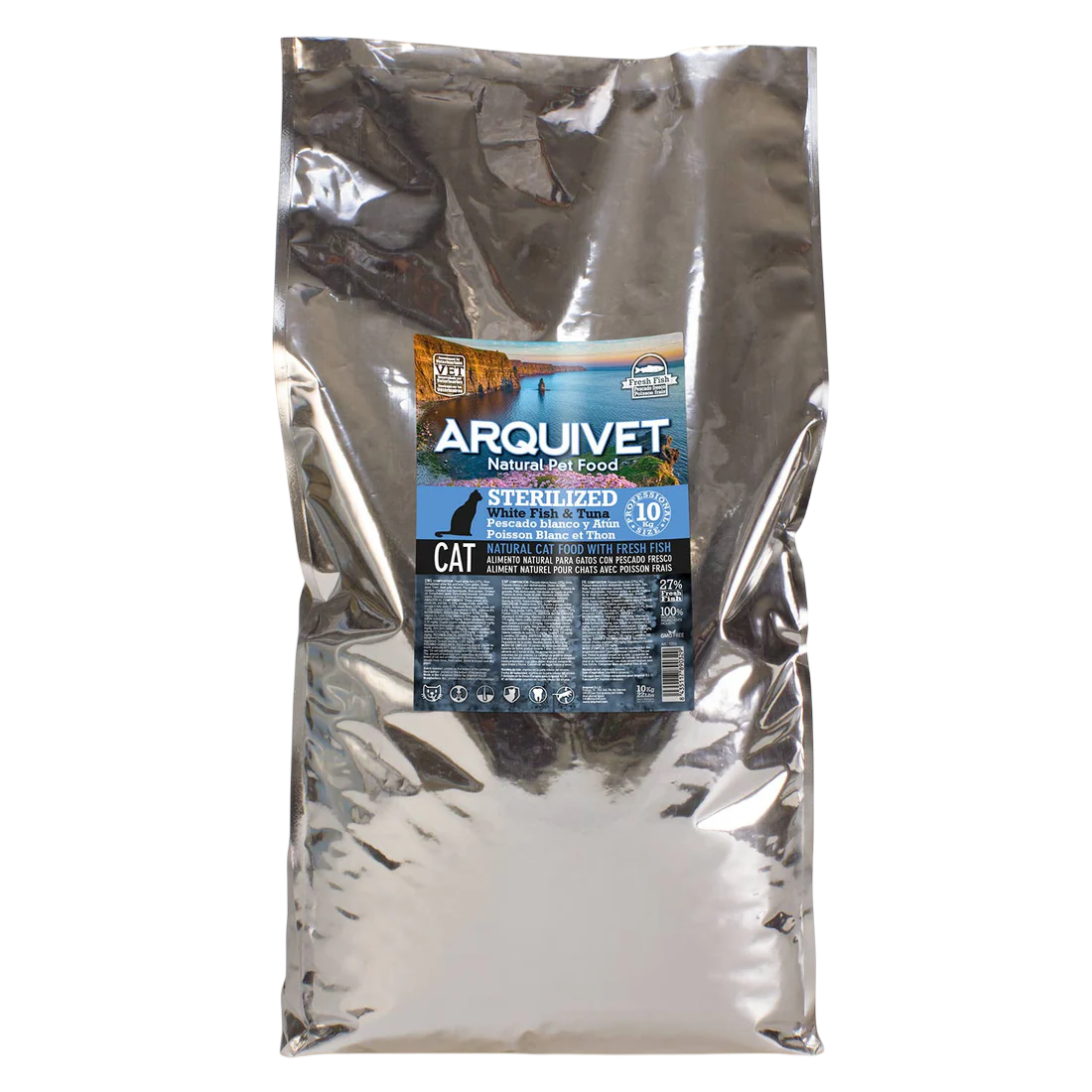 Arquivet Cat Sterilized White Fish and Tuna [10kg]