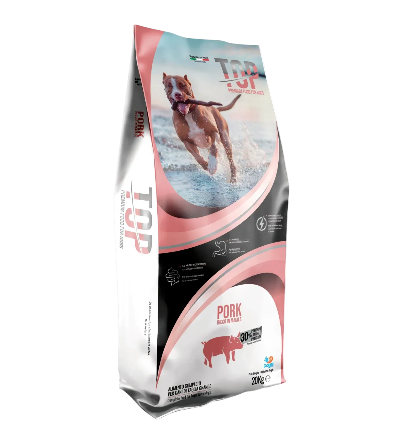 Top Dog Svinjina Medium&Maxi [20kg]